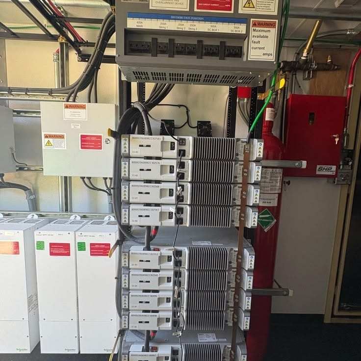 Distribution board and inverter installation